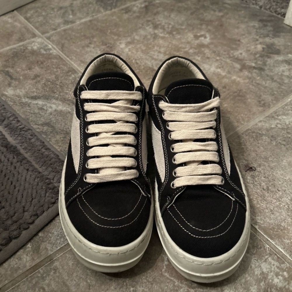 Black Rick owens DrkShdw Vans